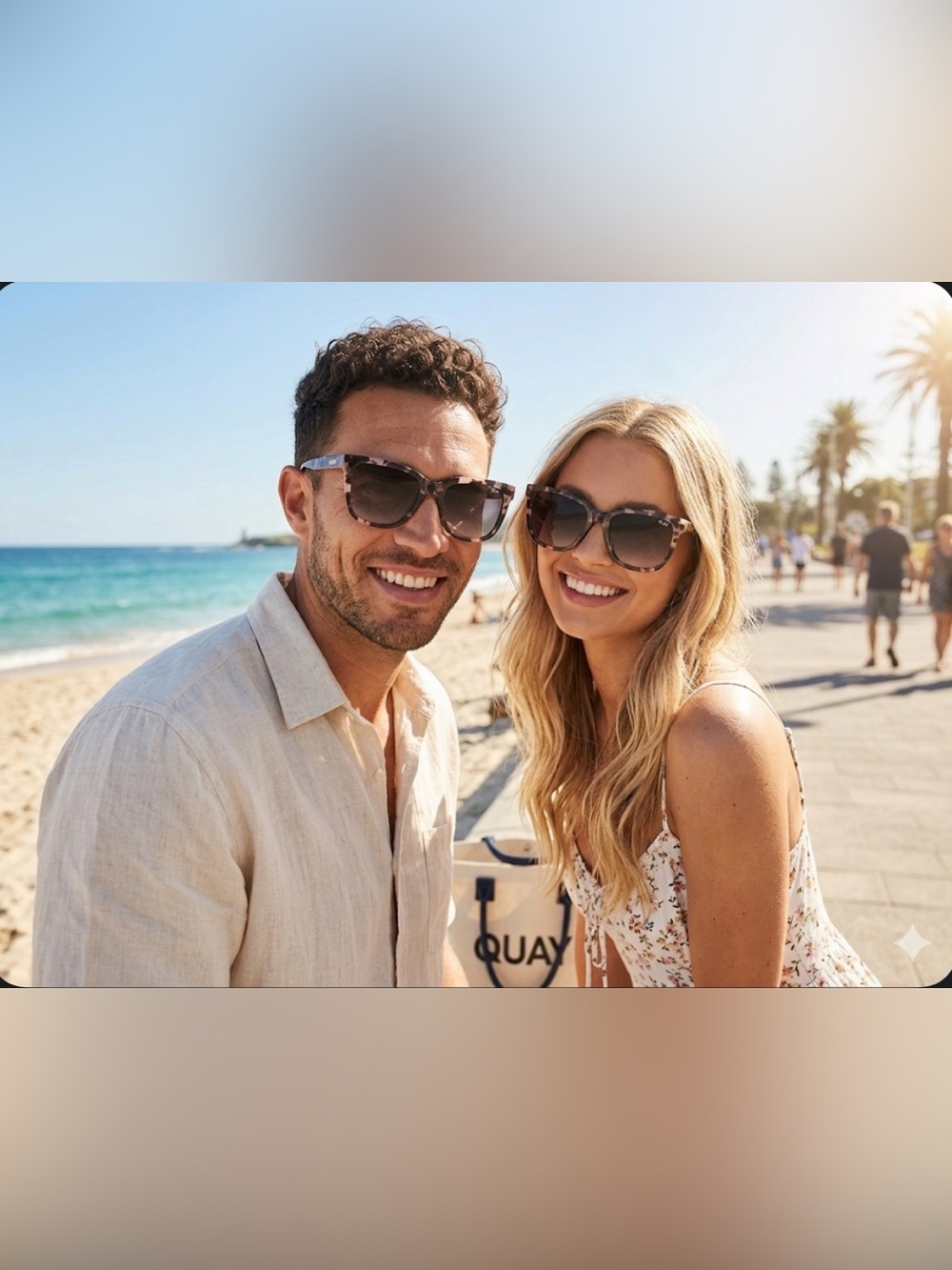 Quay Australia Oversized Tortoiseshell Sunglasses - Brown/Black for booth sex